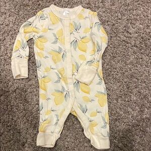 Lemon Print Kids One Piece